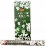 Благовония, ароматические палочки Jasmine Blossom HEM 6-ти гранник (Цветение жасмина)