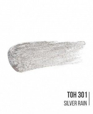 Тени жидкие для век Glitter Rock тон 301 Silver Rain 3г LUXVISAGE