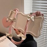 Сумка женская, цвет &quot;кремовый&quot;/розовый
