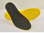 Спортивные стельки дышащие, амортизирующие, унисекс, цвет черный