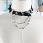 Портупея женская, на шею, цвет черный
