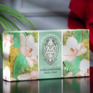 Подарочный набор мыла La Florentina, "Свежая магнолия", 2 шт. 115 г