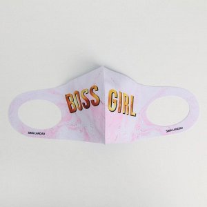 Маска из неопрена многоразовая, "Boss Girl"
