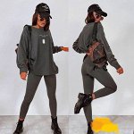 Костюм спортивный лосины со свитшотом