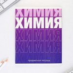 Предметная тетрадь, 48 листов, « ГРАДИЕНТ», со справочными материалами «Химия», обложка мелованный картон 230 гр., внутренний блок в клетку 80 гр., белизна 96%,блок №1.