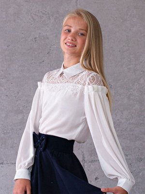Блузка для девочки кружевная