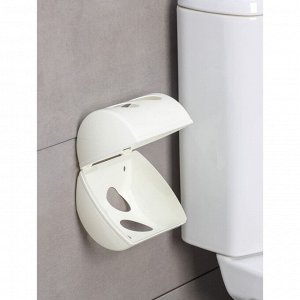 Держатель для туалетной бумаги Keeplex Light, 13,4x13x12,4 см, цвет белое облако