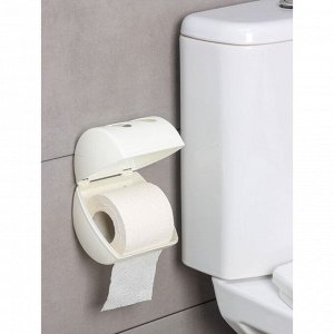 Держатель для туалетной бумаги Keeplex Light, 13,4x13x12,4 см, цвет белое облако