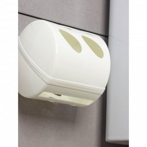Держатель для туалетной бумаги Keeplex Light, 13,4x13x12,4 см, цвет белое облако