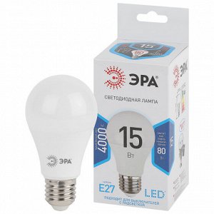 ЭРА LED smd A60-15W-840-E27 (10/100), шт