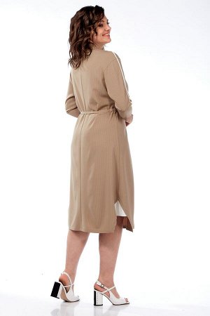 Платье Рост: 164-170 см. Состав ткани: 92% полиэстер, 6% спандекс, 2% хлопок Женское платье-рубашка прекрасно подойдет как для повседневной носки, так и для делового стиля. Платье выполнено из средней