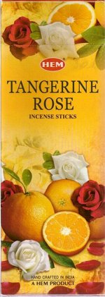 Tangerine rose HEM 6-ти гранник (Мандарин с розой)