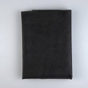 Сетка москитная с крепежом и ПВХ профилями для дверных проемов, 1,5?2,1 м, в пакете, цвет чёрный