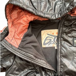 Куртка Лукас черный/оранжевый