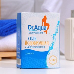 Соль морская для ванн Dr. Aqua, природная, йодобромная, 500 г