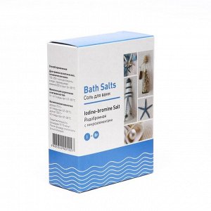 Соль морская для ванн Dr. Aqua, природная, йодобромная, 500 г