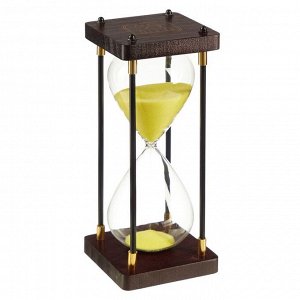 Песочные часы "Бесконечность", на 30 минут, 25 х 9.5 см, песок золотой