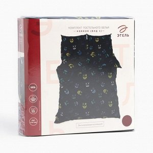 Постельное бельё "Этель" 2 сп Horror (вид 1) 175*215 см, 200*220 см,70*70 см -2 шт,бязь 125 г/м2
