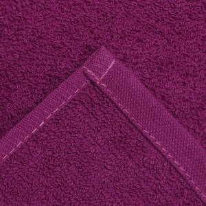 Полотенце махровое 50х80см, фиолетовый, 360г/м, хлопок 100%
