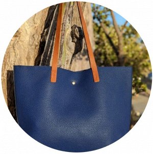 Сумка-шоппер PELLE- SHOPPER PIEL (710) СИНИЙ