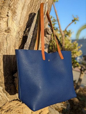 Сумка-шоппер PELLE- SHOPPER PIEL (710) СИНИЙ