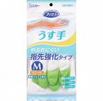 Виниловые перчатки “Family” (тонкие, без внутреннего покрытия) бело-зеленые РАЗМЕР M, 1 пара