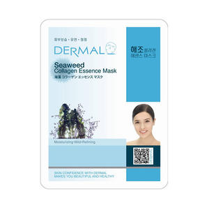 [DERMAL] Маска д/лица тканевая МОРСКИЕ ВОДОРОСЛИ и КОЛЛАГЕН Seaweed Collagen Essence Mask, 23 гр