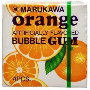 Резинка жевательная Marukawa 4 шарика: дыня, виноград, клубника, апельсин
