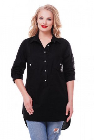 Рубашка женская Стиль 1146 черная