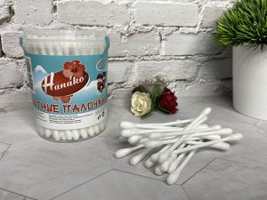 Палочки ватные ушные HANAKO 100 шт в пластиковом стаканчике