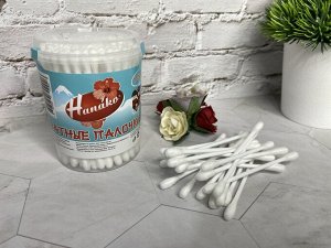 Палочки ватные ушные HANAKO 100 шт в пластиковом стаканчике