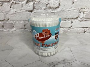 Палочки ватные ушные HANAKO 100 шт в пластиковом стаканчике