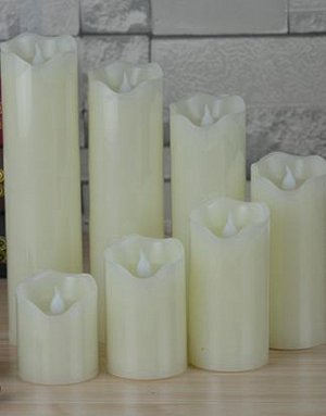 Led-свеча Цена за 1шт! Led-свеча с эффектом мерцания и неровным краем, покрытая парафином. Работает от батарейки CR2032