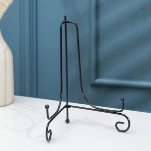 Подставка под тарелки Доляна, 13.5x20 см, чёрная