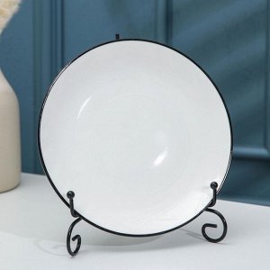 Подставка под тарелки Доляна, 13.5x20 см, чёрная