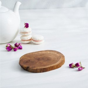 Подставка деревянная под горячее Magistro, из натурального вяза, МИКС