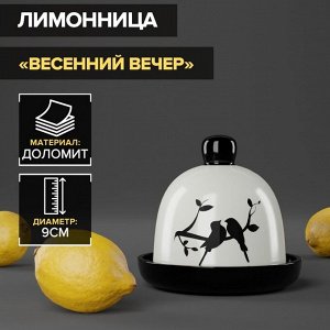Лимонница Доляна «Весенний вечер», 9х9 см