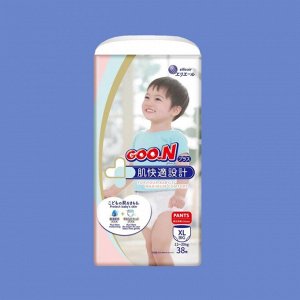 Goon Sensitive оригинальные японские подгузники-трусики XL38 (12-20 кг)