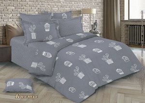 Постельное белье из перкали "Ренессанс" 2,0 сп. (диз.: Кактус)