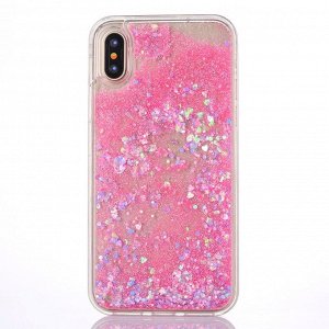 Чехол силикон с блестками на телефон Xiaomi Redmi