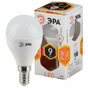 ЭРА LED smd P45-9w-827-E14 (10/100), шт