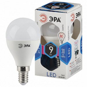 ЭРА LED smd P45-9w-840-E14 (10/100), шт