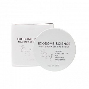 EXOSOME SCIENCE  New Stem Cell Eye Sheet Круговые омолаживающие патчи со стволовыми клетками 60 шт