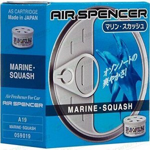 Ароматизатор на торпедо Eikosha Spirit Refill Marine Squash (Морская свежесть), меловой, баночка 40г, арт. A-19