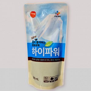 Гель для стирки, (в мягкой упаковке) /High power liquid detergent, CJ, Ю.Корея, 800 г, (16)