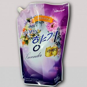 Nature Кондиционер для белья Лаванда вм/у с дозатором Perfume of Nature, Ю. Корея, 1300 г