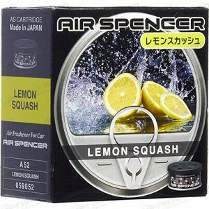 Ароматизатор на торпедо Eikosha Spirit Refill Lemon Squash (Лимонный сквош), меловой, баночка 40г, арт. A-52