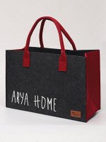 Сумка Arya Женская из Фетра 45x20x30 Lexia Серый