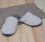 Тапочки унисекс &quot;Оптима мех&quot;, белый,р-р 43