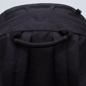 GRIZZLY Классический мужской городской рюкзак: легкий, практичный, вместительный, черный
